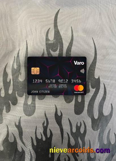 USA California Varo bank mastercard photolook